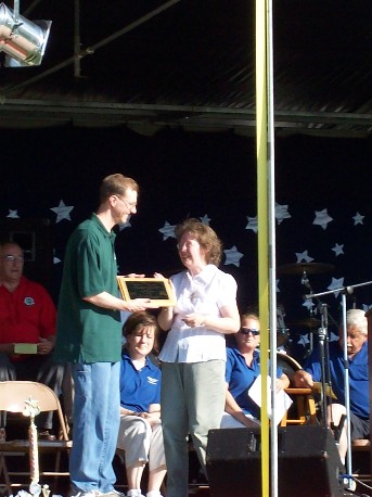Columbia Township's 2010 Citizen 
            of the Year - Ron Krisko